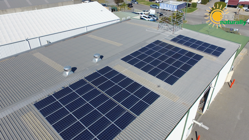 Alulite Aluminium Scaffolding (22kW) | Solar Naturally | Solar Panels Perth